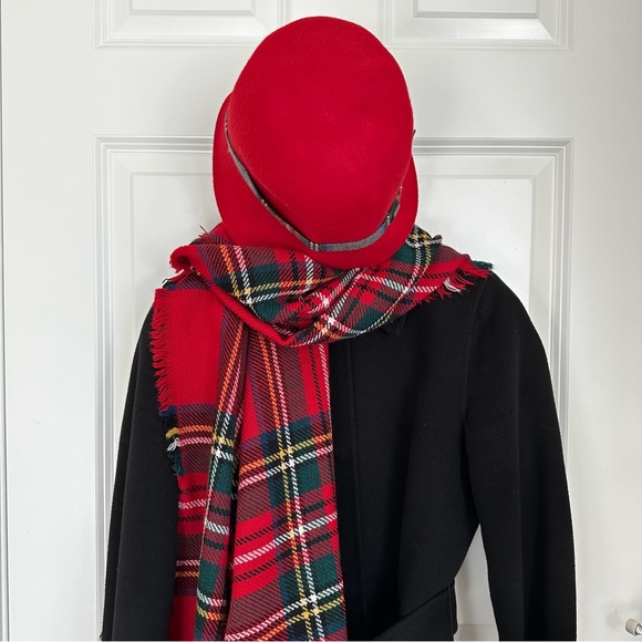 SOLD! on eBay Max&Co MaxMara Accessories Label-cut Red Plaid Scarf.Size: OS. - Picture 13 of 14